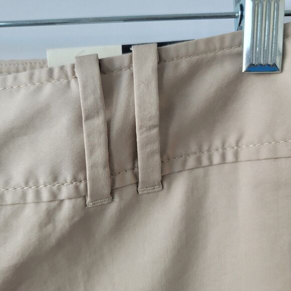 ann taylor loft high waist julin flare tan leg size 14 - Picture 5 of 8